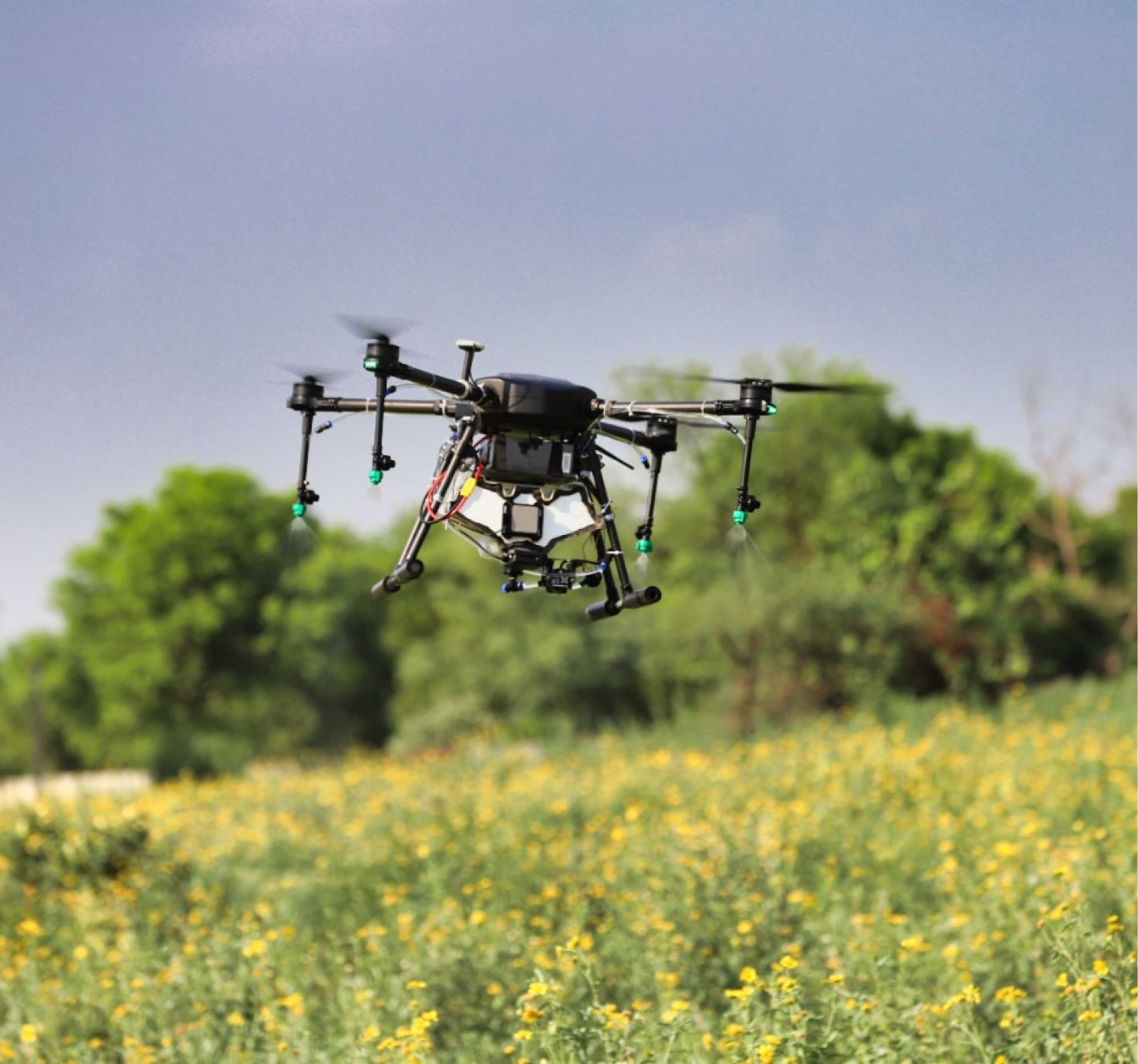 air quality monitoring at agricultural area