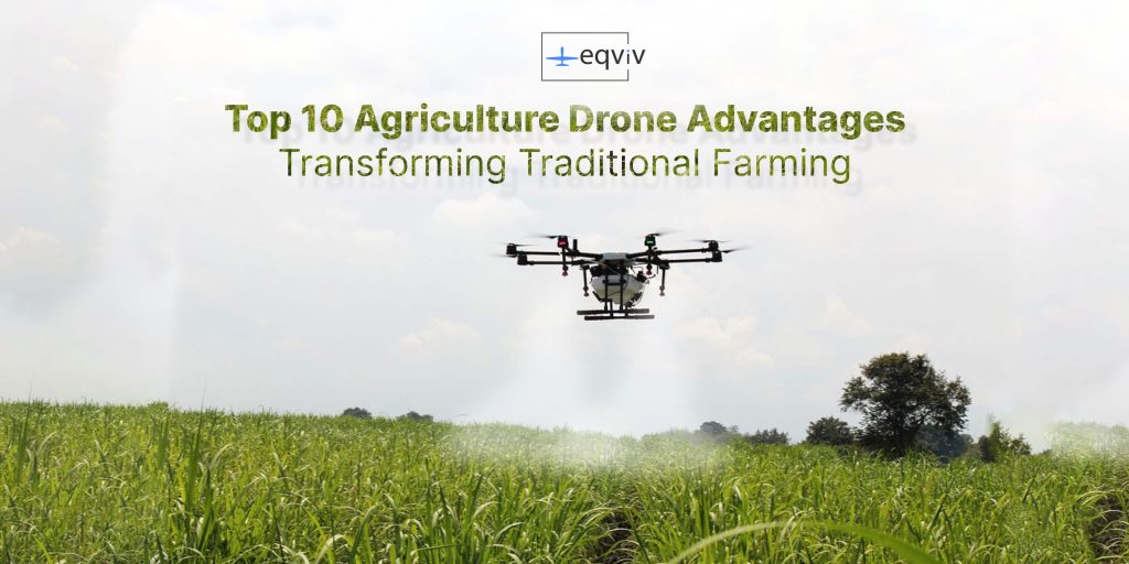 Blog 24 Top 10 Agriculture Drone Advantages drone in a field